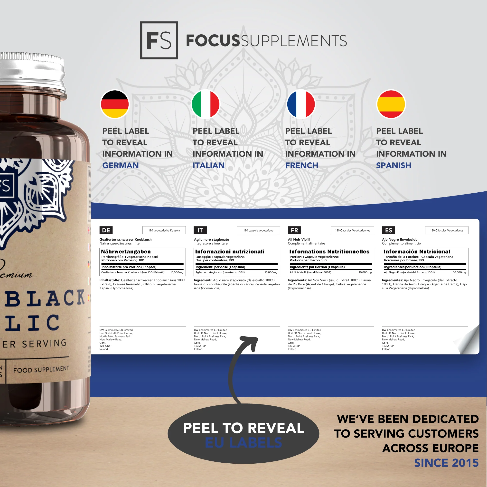 Aged Black Garlic 10,000mg - Image 3
