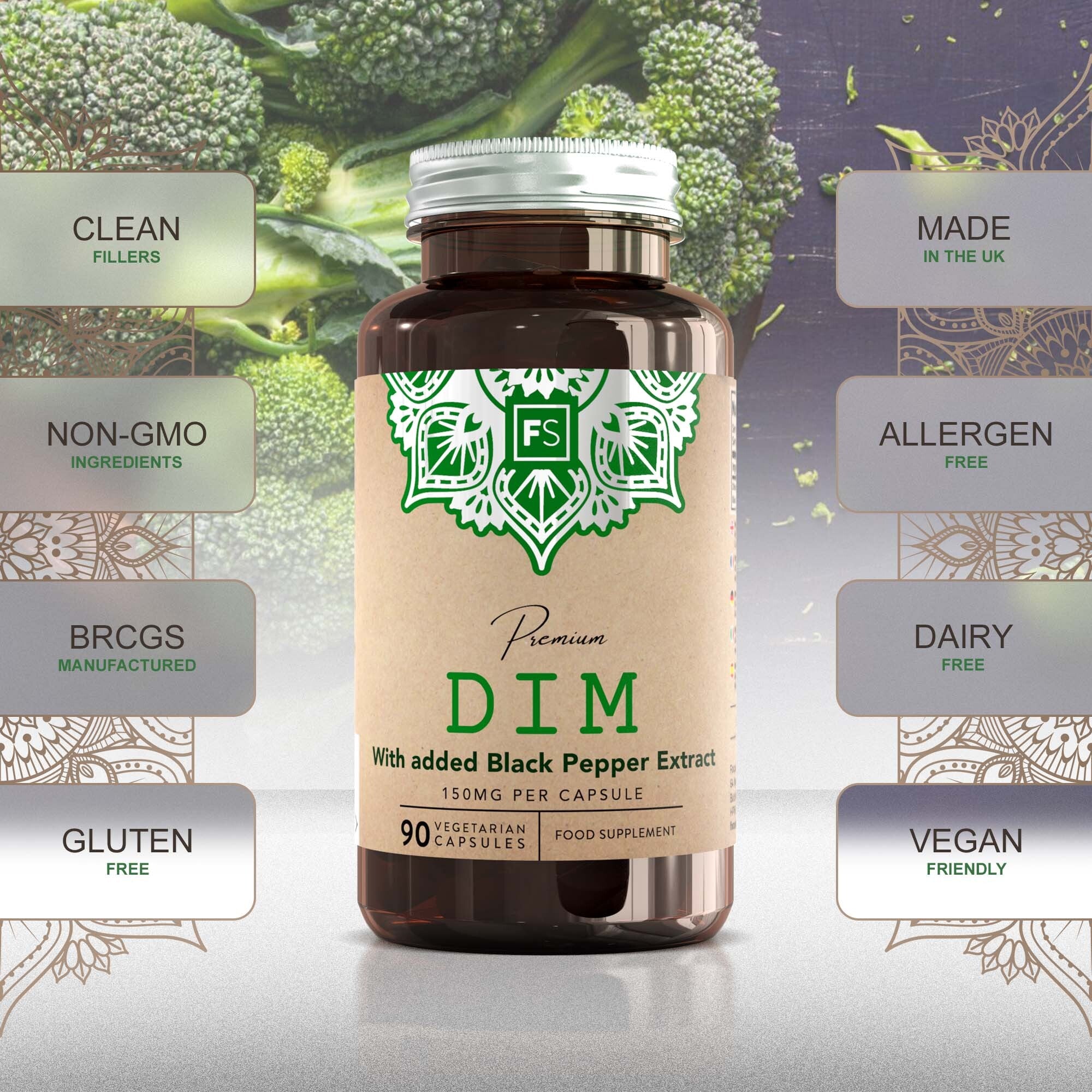 DIM (Diindolylmethane) with Black Pepper Extract - Image 4