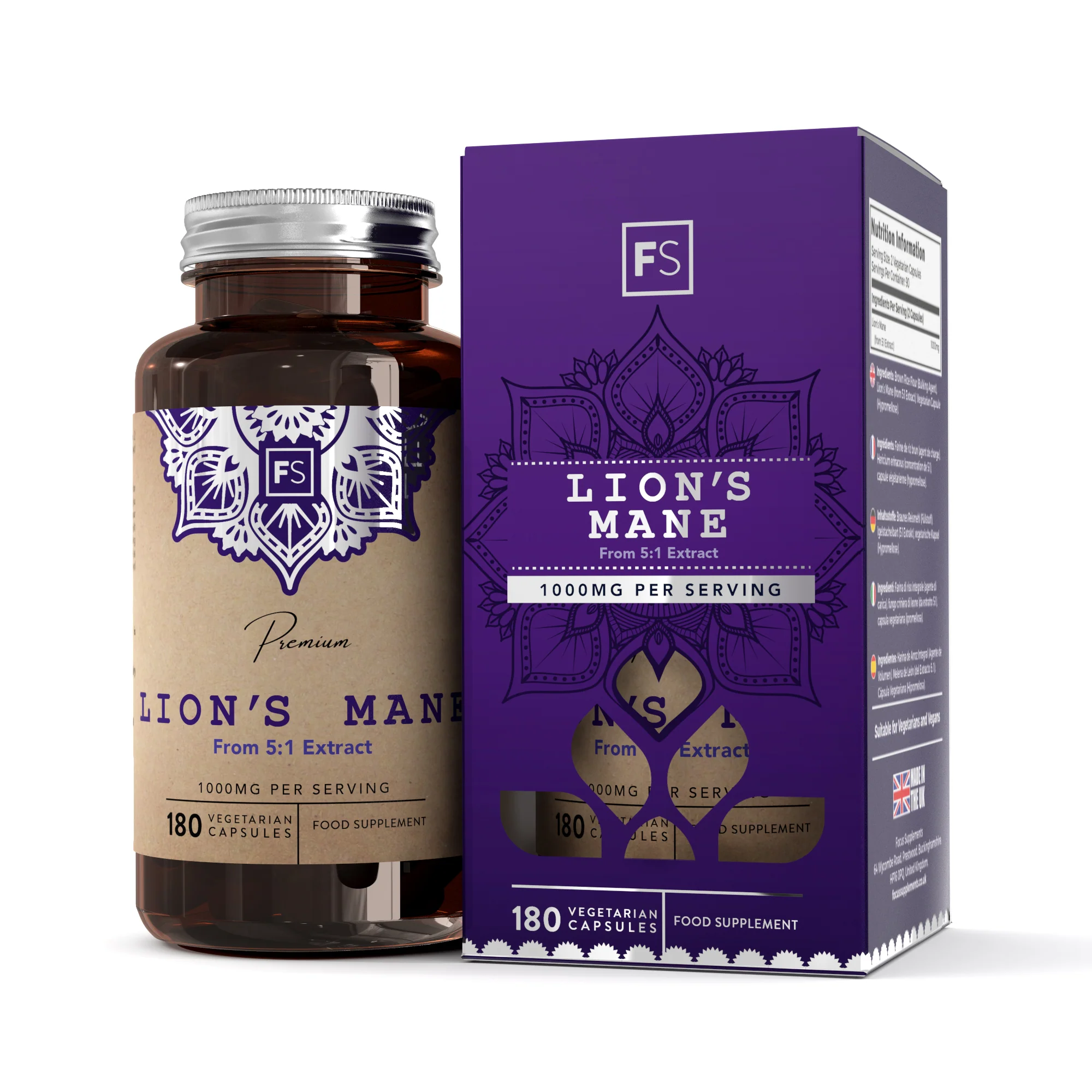 Lion’s Mane 5:1 Extract 1000mg - Image 12