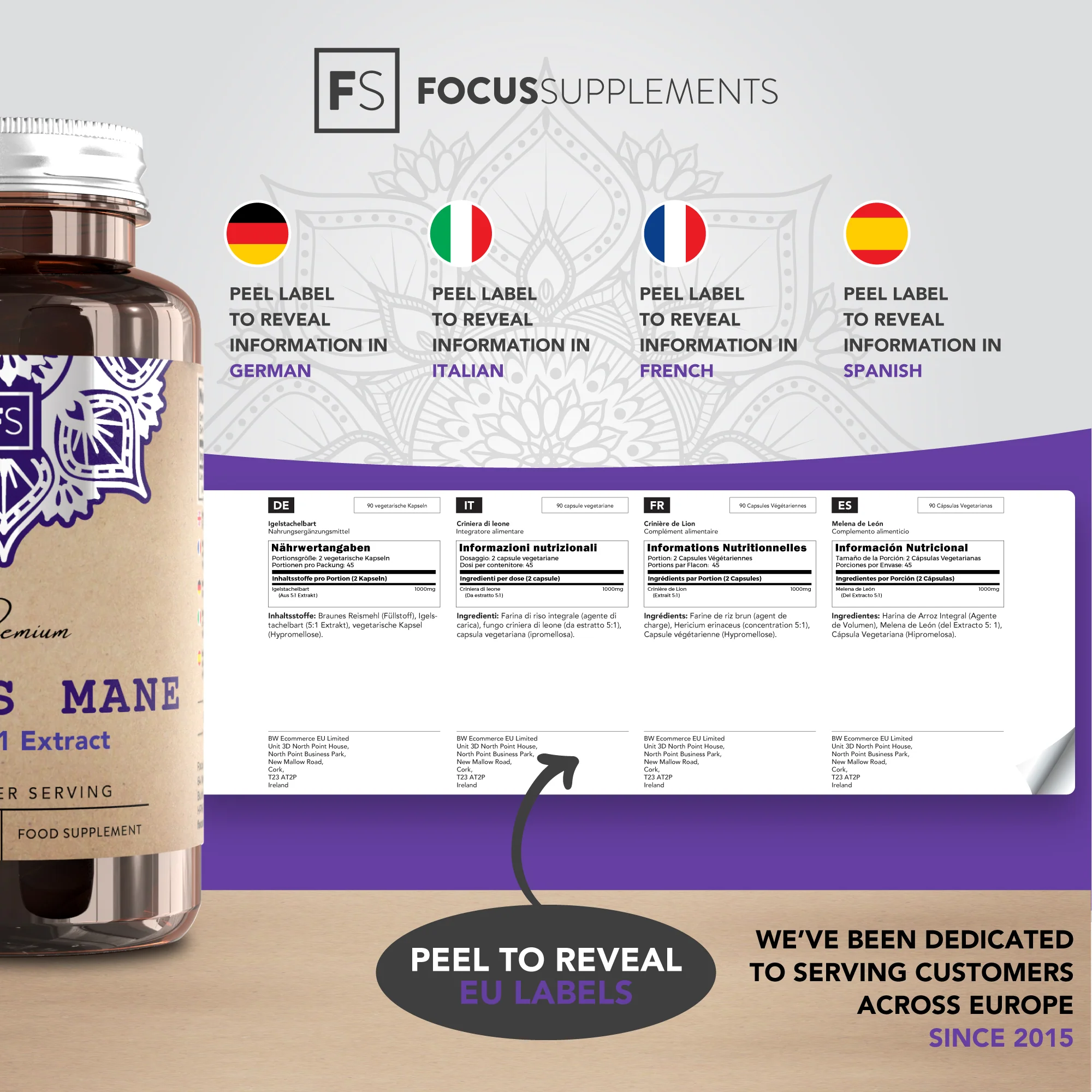 Lion’s Mane 5:1 Extract 1000mg - Image 3