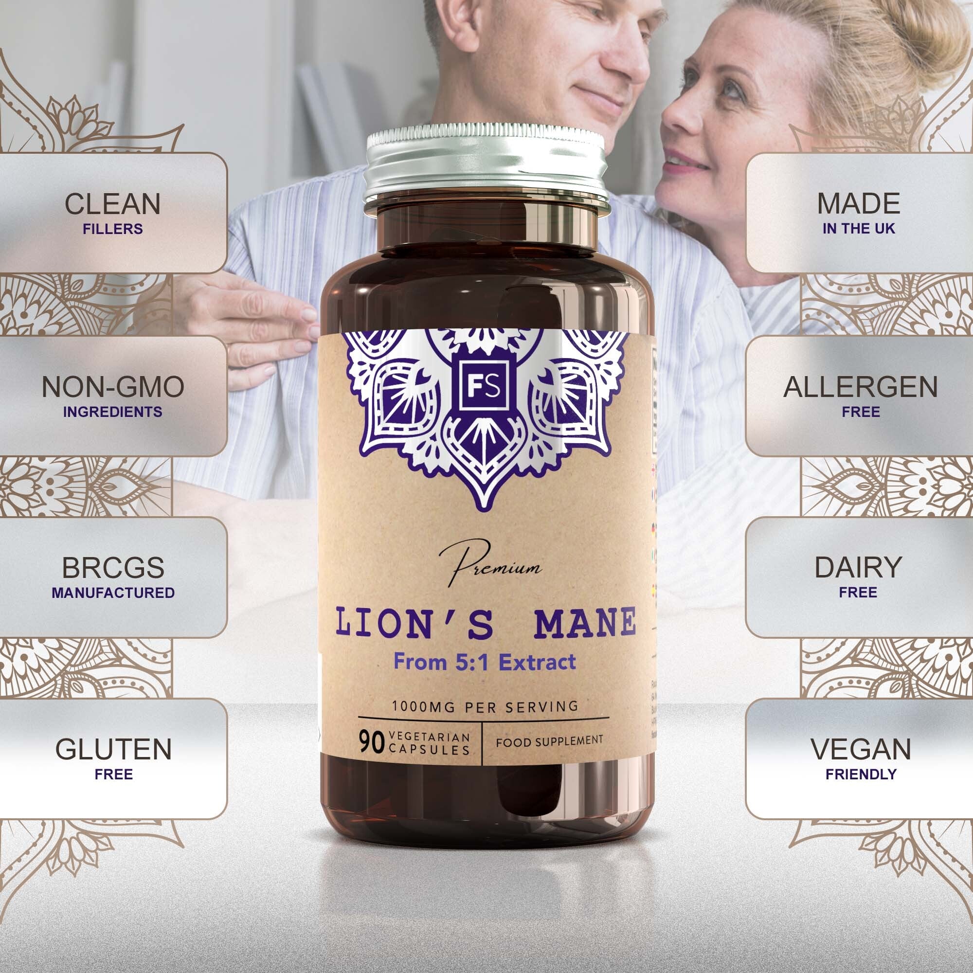 Lion’s Mane 5:1 Extract 1000mg - Image 4